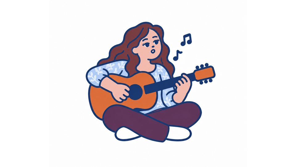 弾き語りボーカルのレッスンイメージ